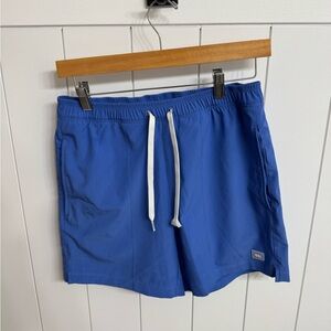 RHONE Blue Swim Trunks